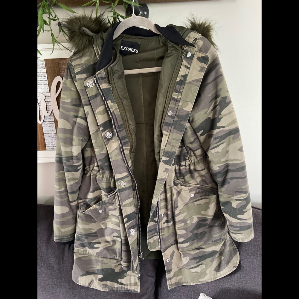 Camo winter coat